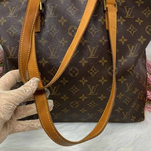 047 Authentic Louis Vuitton Brown Cabaz Mezzo Mono Datecode: TH0013 - Picture 4 of 16